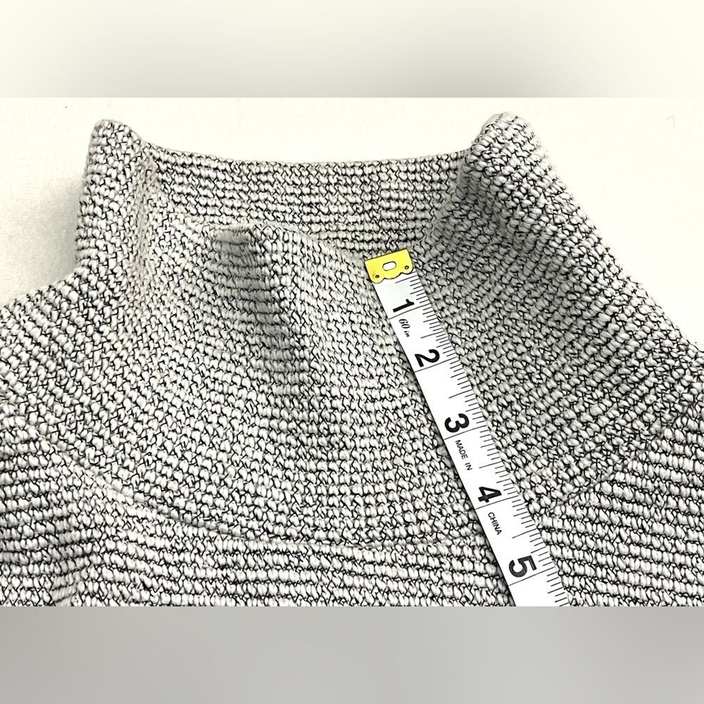 90 Degrees by Reflex Women’s Gray Cotton Blend Crop Cowl Neck Sweater XL - Picture 10 of 16